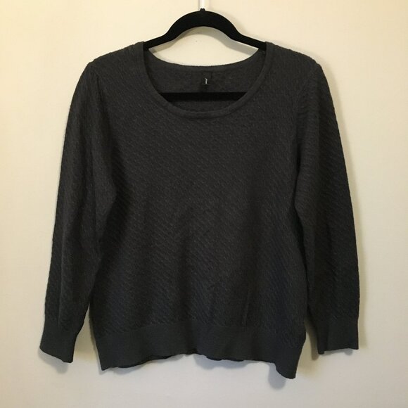 Soyaconcept European Soft Charcoal Grey Knit Sweater - Picture 1 of 14